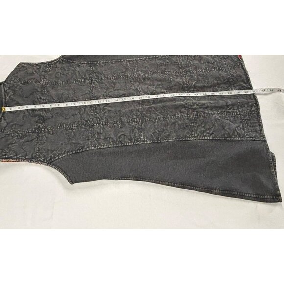 Parsley & Sage Womens Sleeveless Patchwork Vest tunic L 100%‎ Cotton long line - Picture 15 of 16